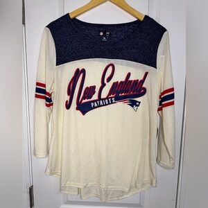 Women’s New England Patriots NFL Raglan Tee - SKU 1045